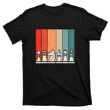 Retro Chess Pieces T-Shirt