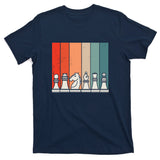 Retro Chess Pieces T-Shirt
