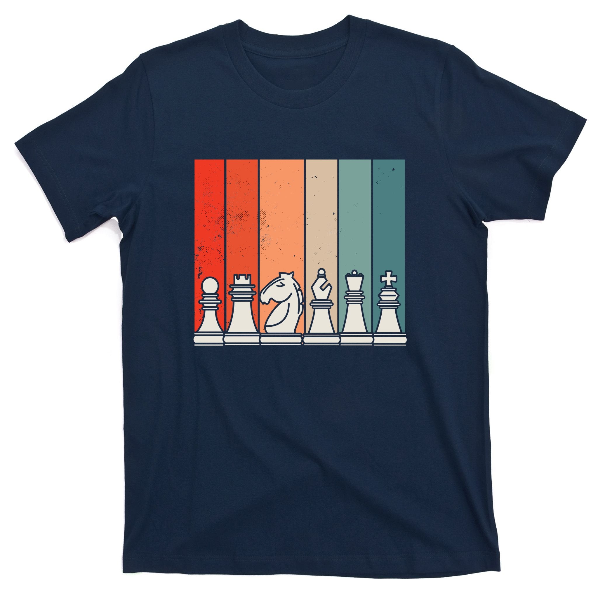 Retro Chess Pieces T-Shirt