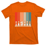 Retro Chess Pieces T-Shirt