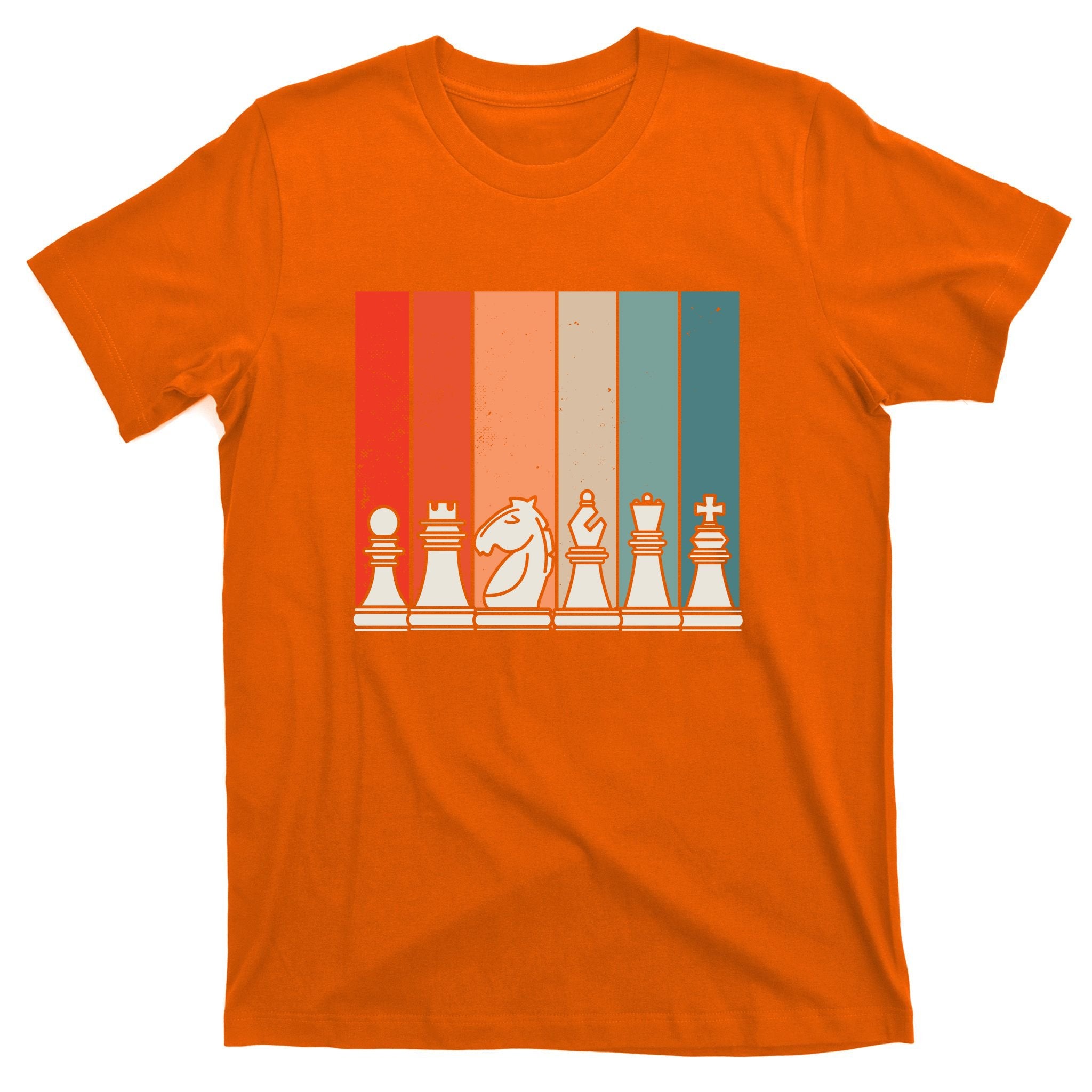 Retro Chess Pieces T-Shirt