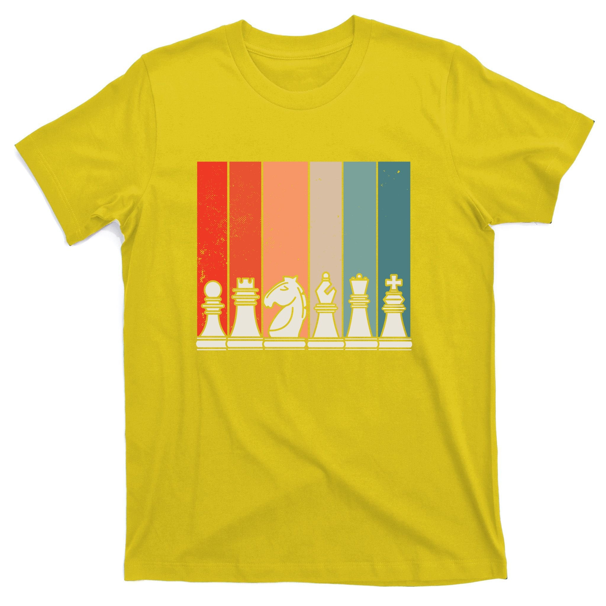 Retro Chess Pieces T-Shirt