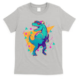 Retro Eighties Nineties Back to School TRex Dinosaur T-Shirt