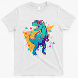 Retro Eighties Nineties Back to School TRex Dinosaur T-Shirt