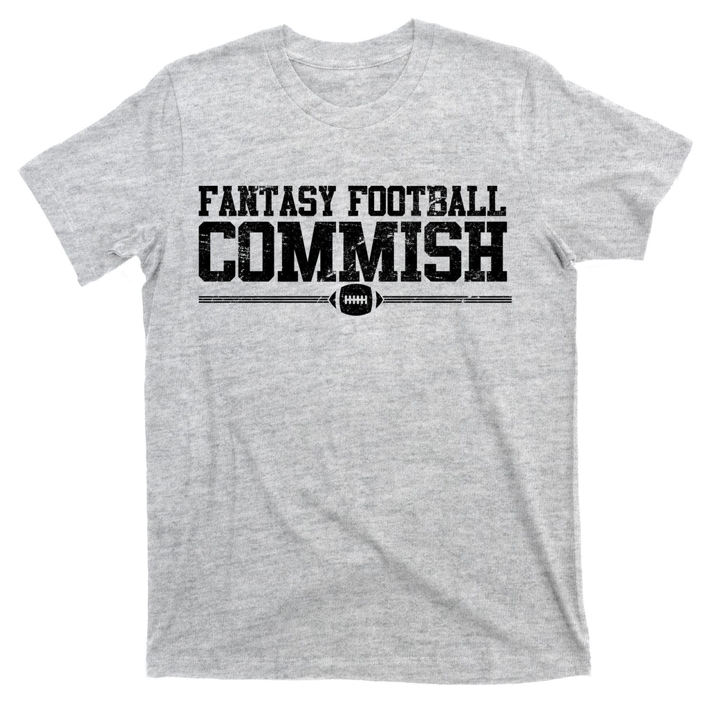 Retro Fantasy Football Commish Funny Sports T-Shirt