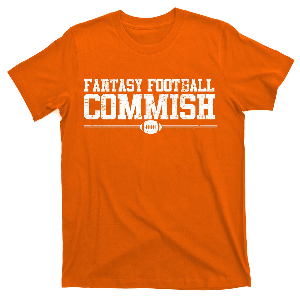 Retro Fantasy Football Commish Funny Sports T-Shirt