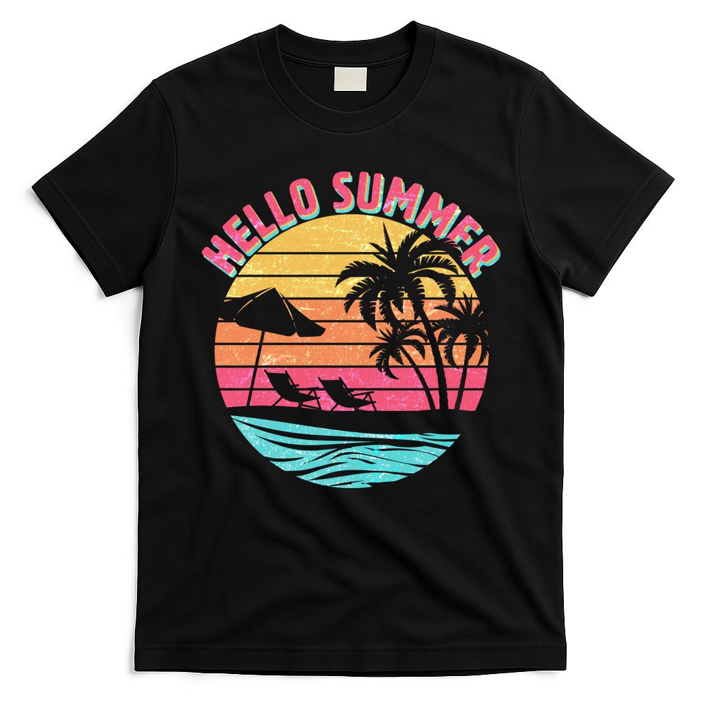 Retro Hello Summer T-Shirt
