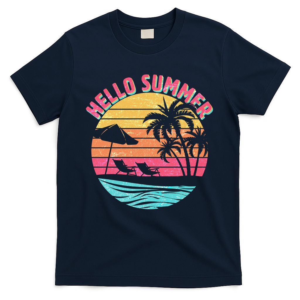 Retro Hello Summer T-Shirt