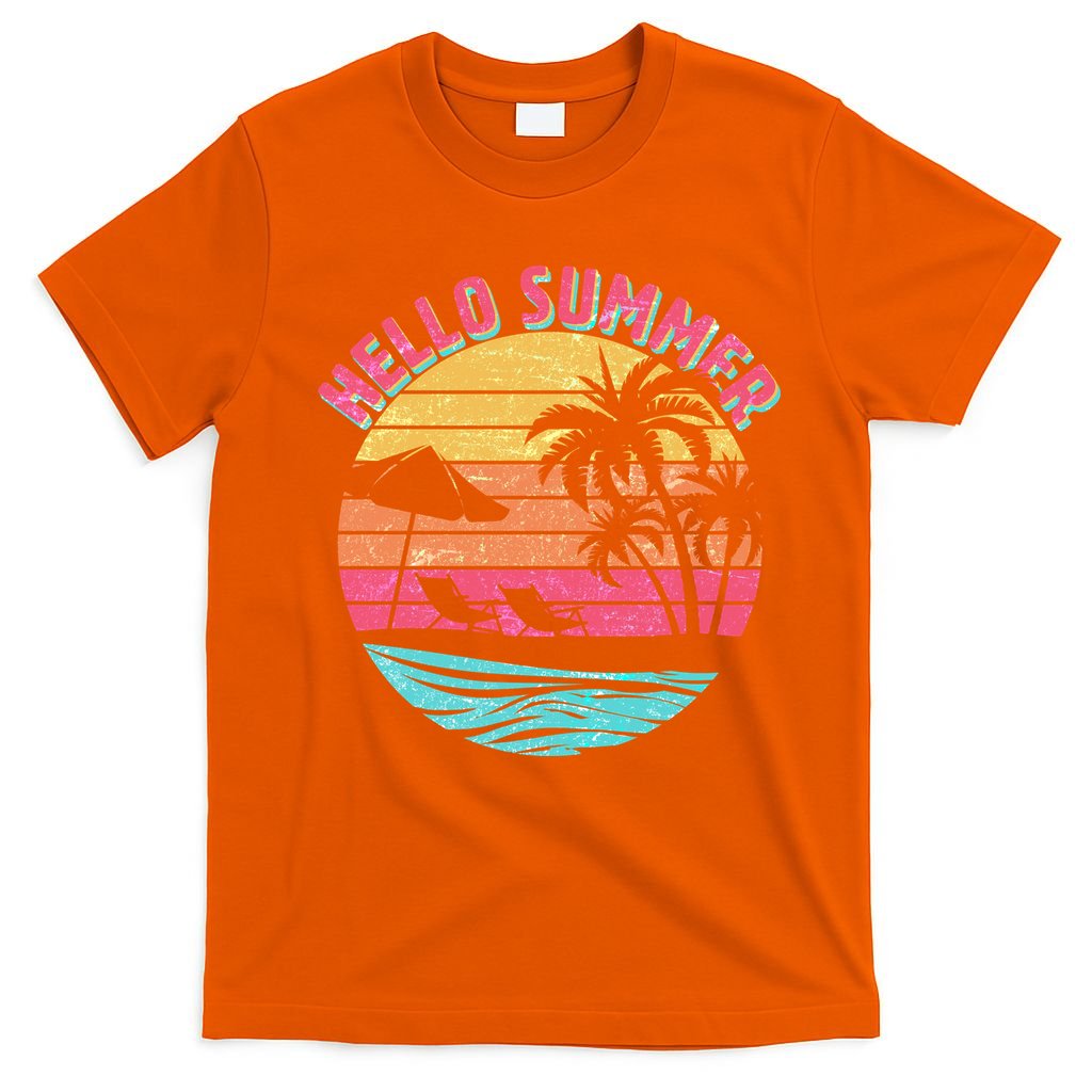 Retro Hello Summer T-Shirt
