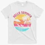 Retro Hello Summer T-Shirt