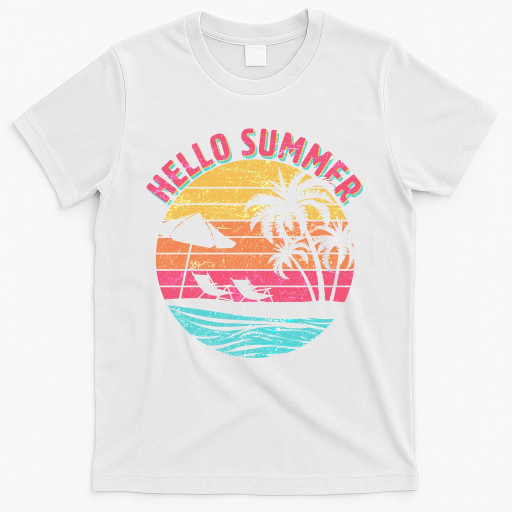 Retro Hello Summer T-Shirt