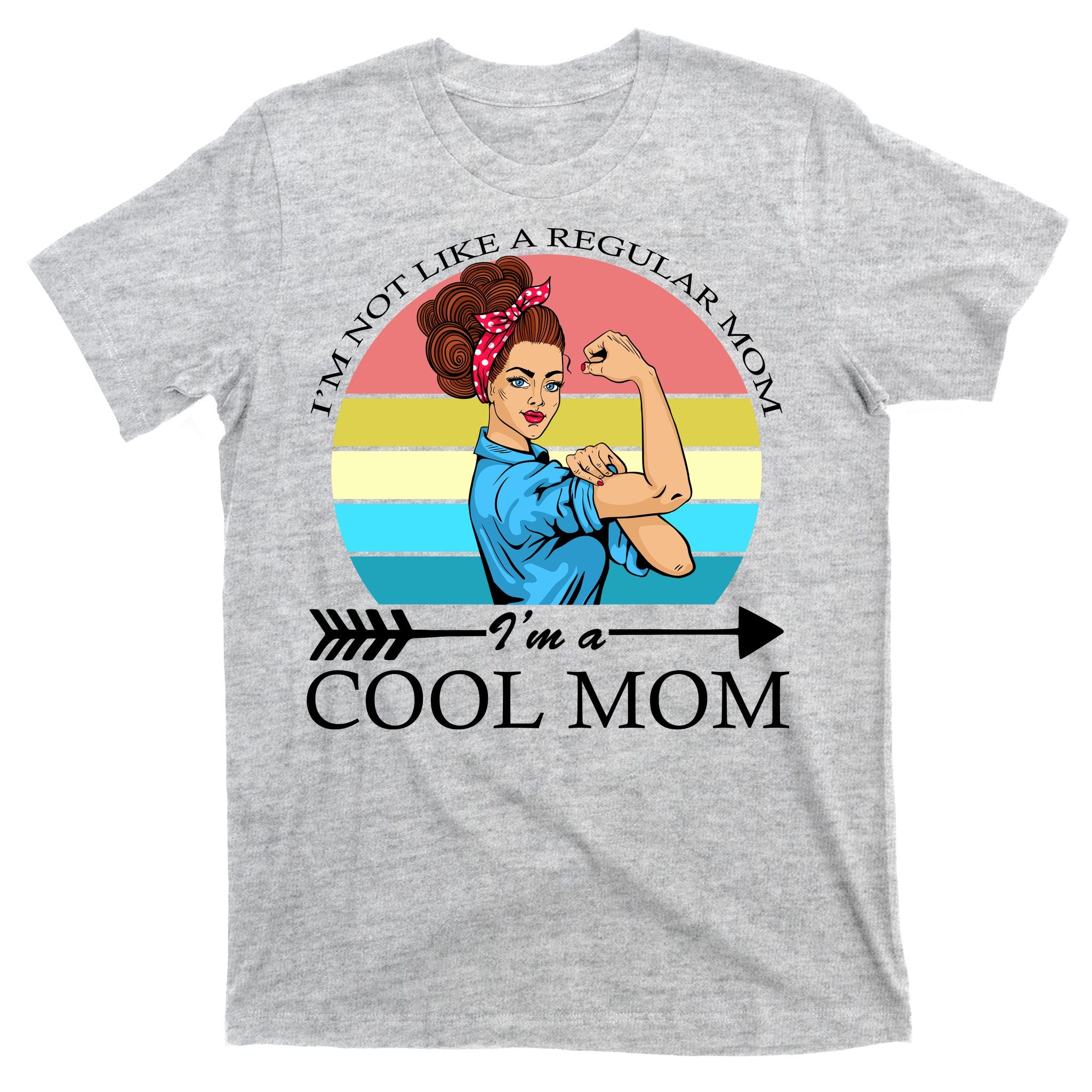 Retro I'm Not A Regular Mom I'm A Cool Mom T-Shirt