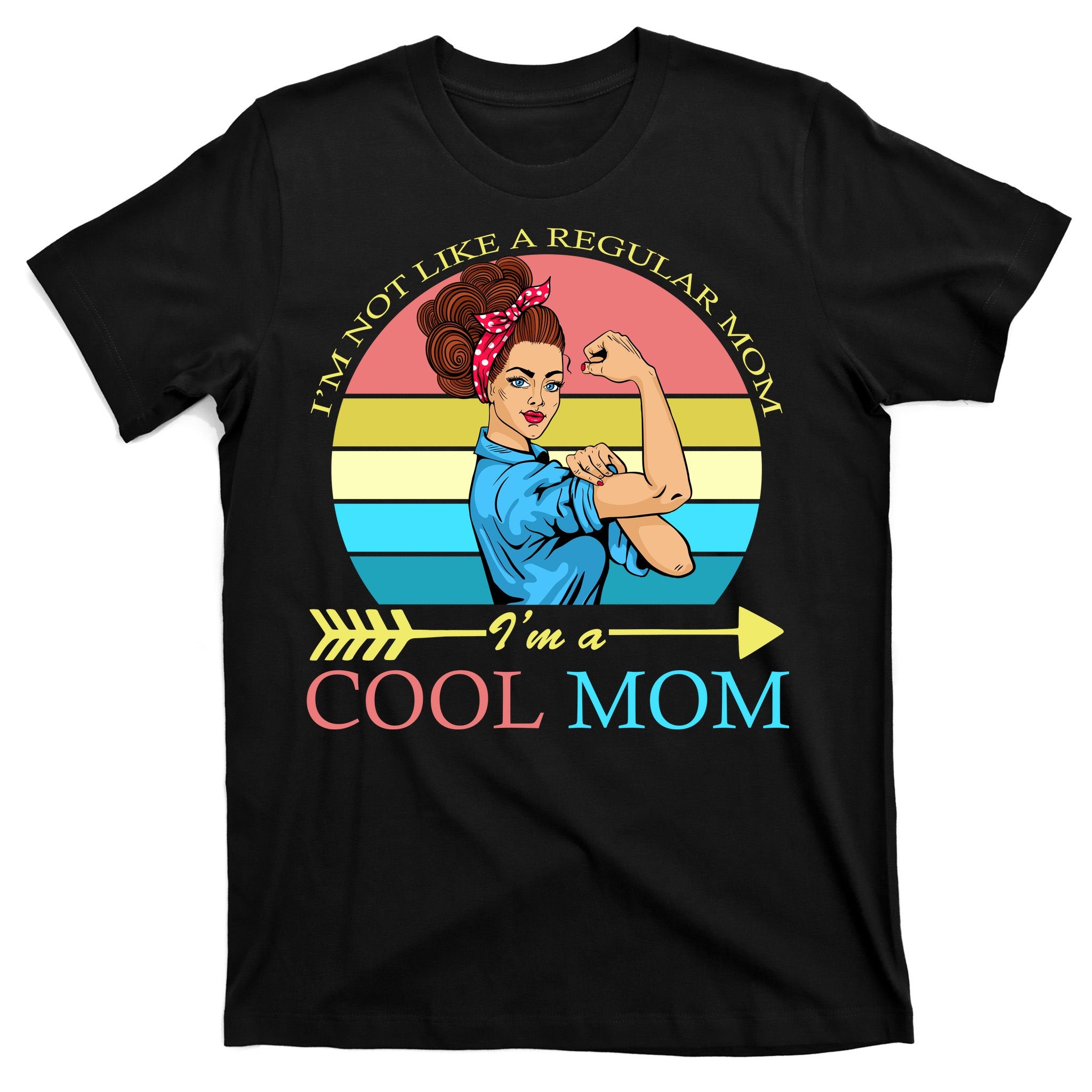 Retro I'm Not A Regular Mom I'm A Cool Mom T-Shirt