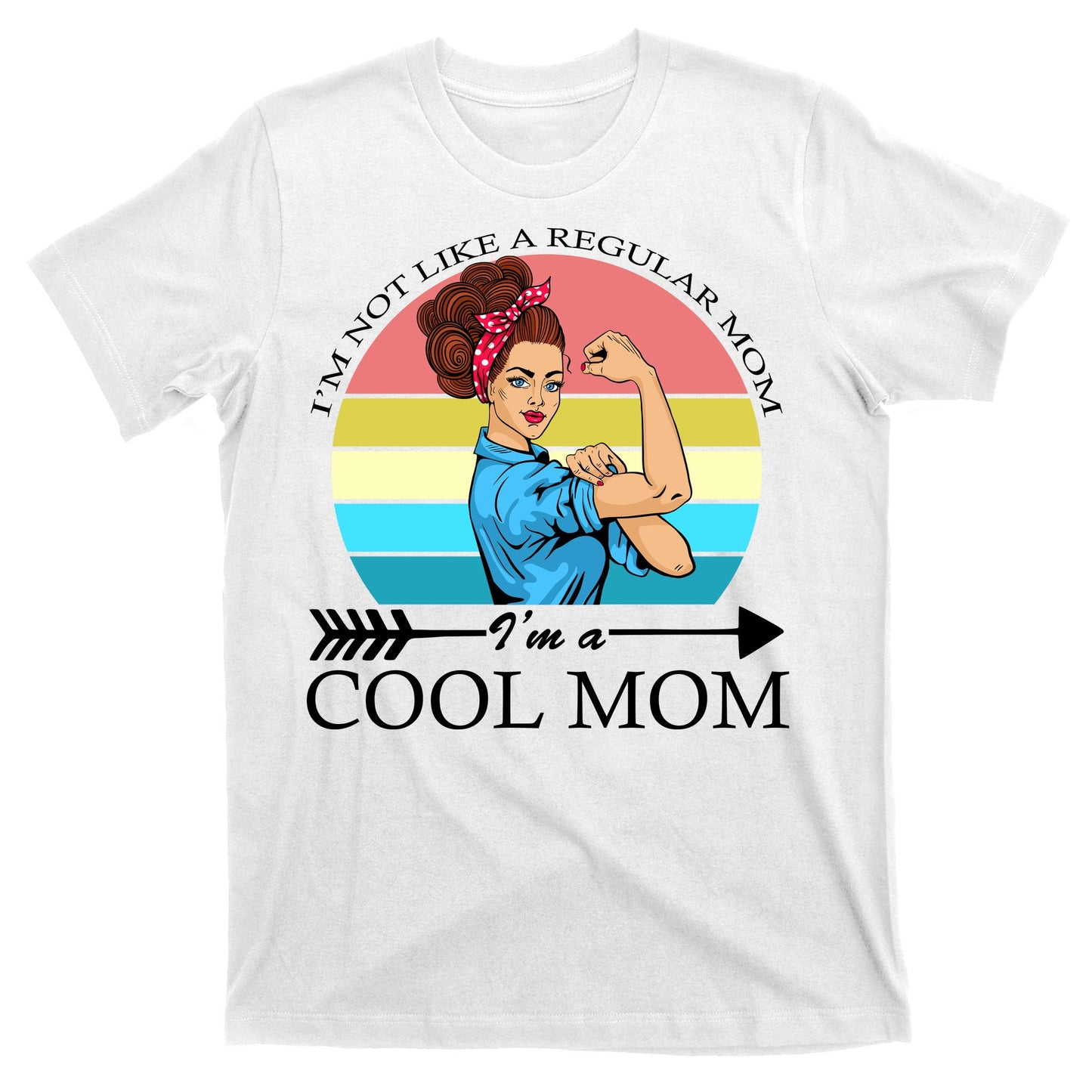 Retro I'm Not A Regular Mom I'm A Cool Mom T-Shirt