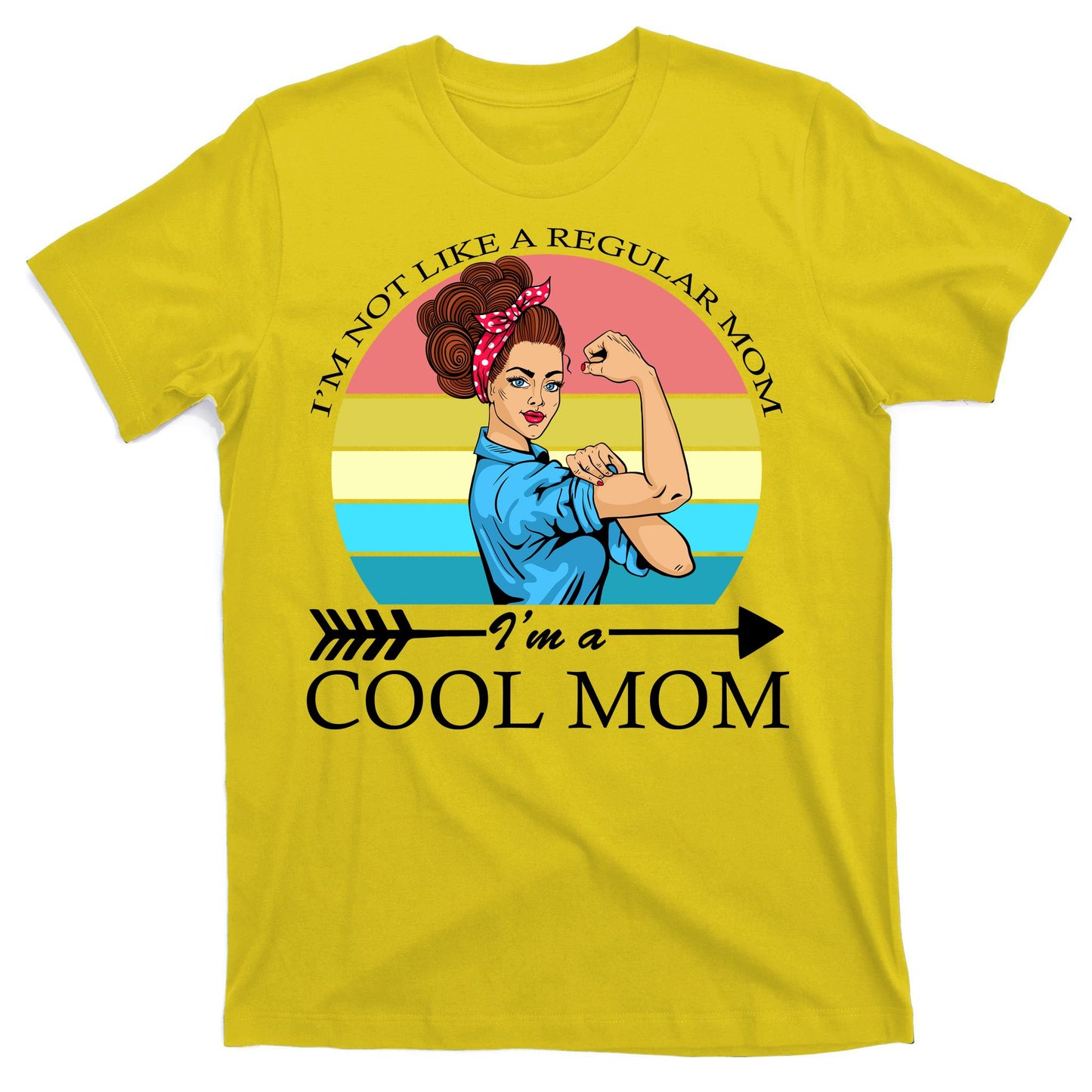 Retro I'm Not A Regular Mom I'm A Cool Mom T-Shirt