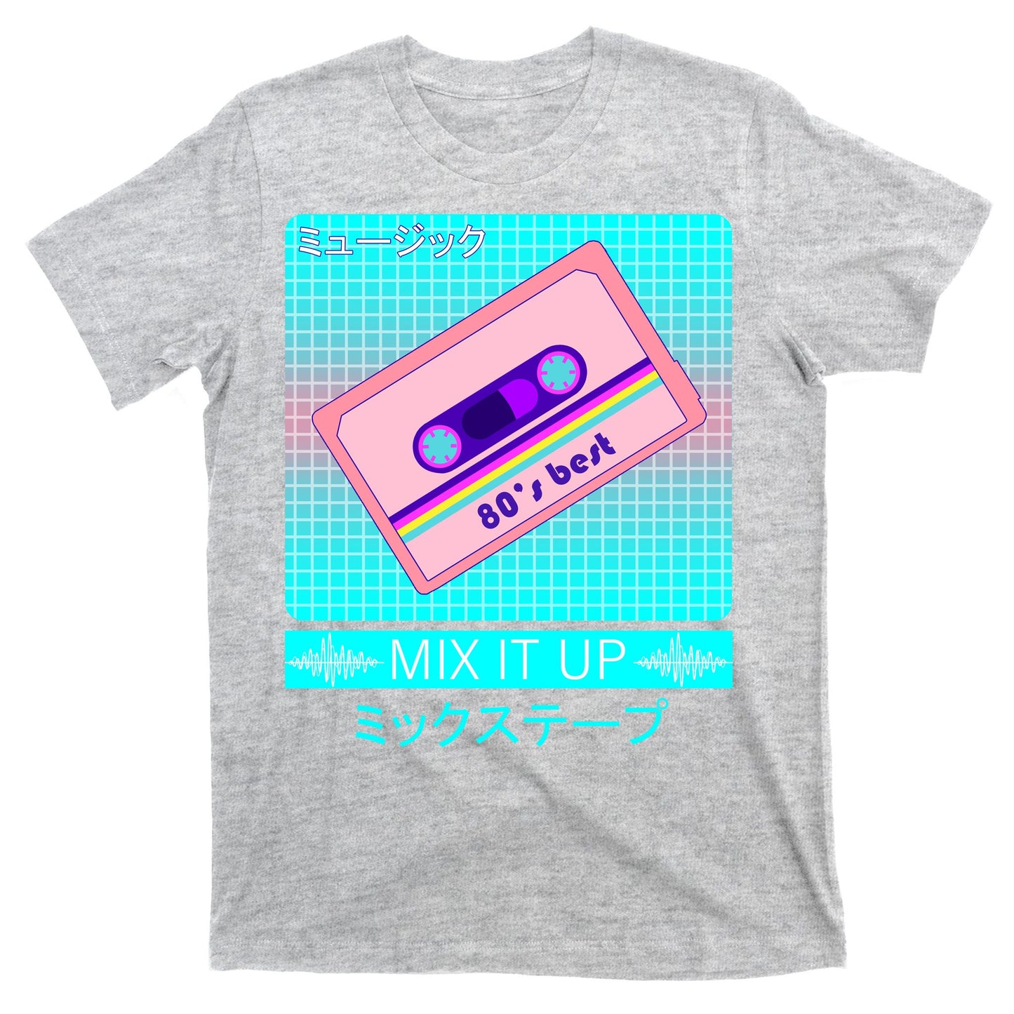 Retro Japanese Vaporwave Mix Tape T-Shirt