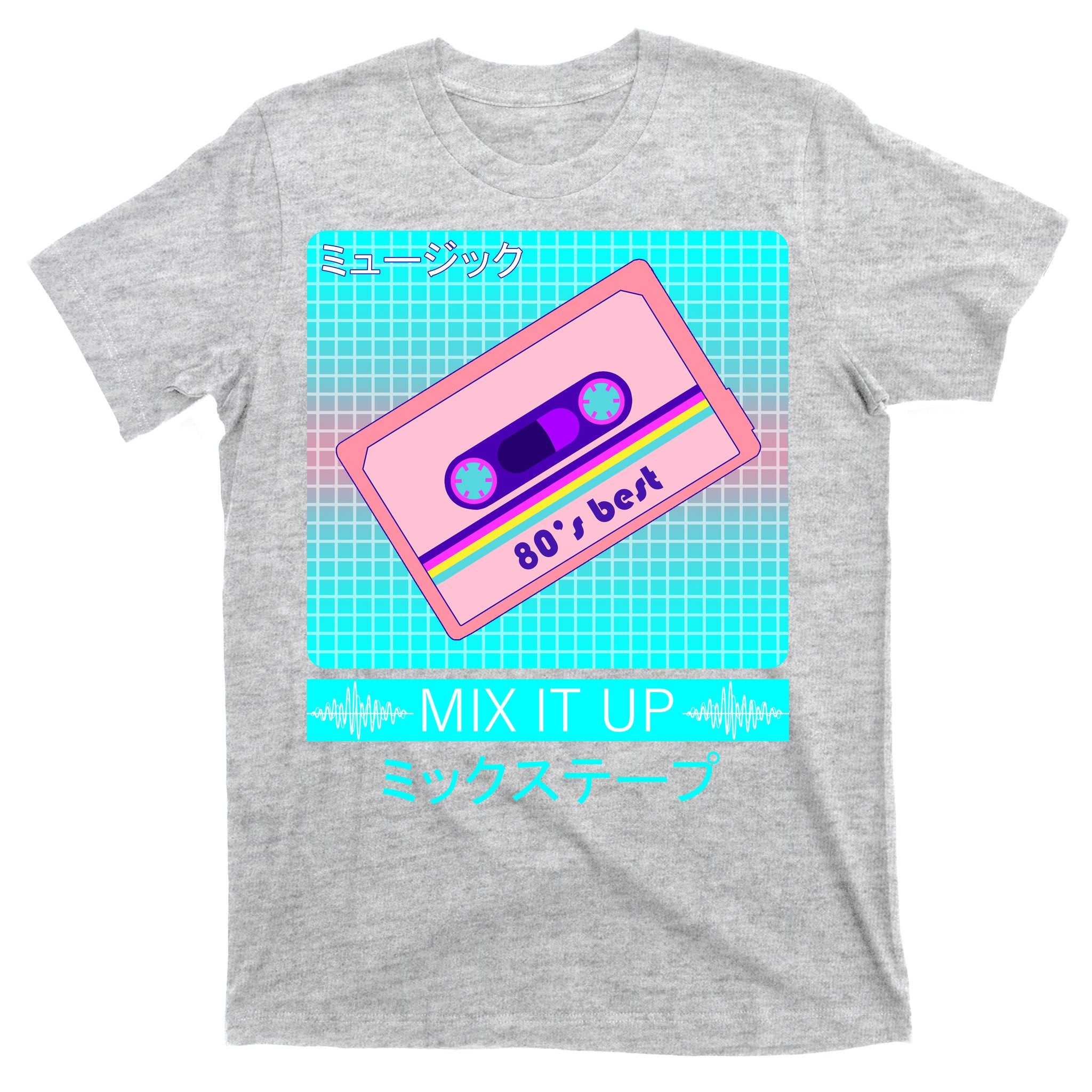 Retro Japanese Vaporwave Mix Tape T-Shirt