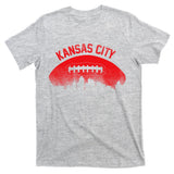 Retro Kansas City Football Skyline T-Shirt