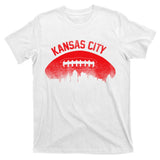Retro Kansas City Football Skyline T-Shirt