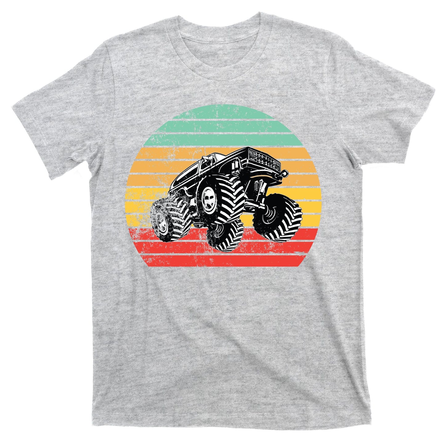 Retro Monster Truck Emblem T-Shirt