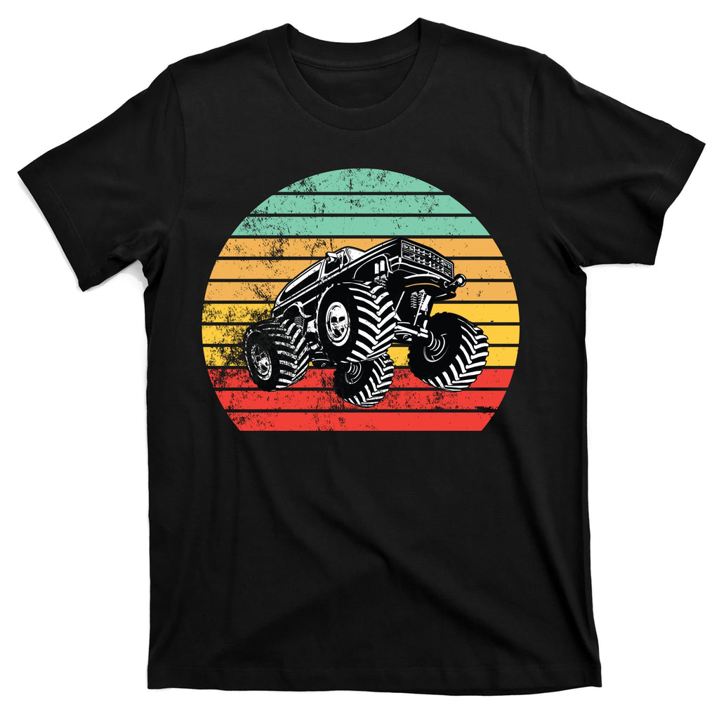 Retro Monster Truck Emblem T-Shirt