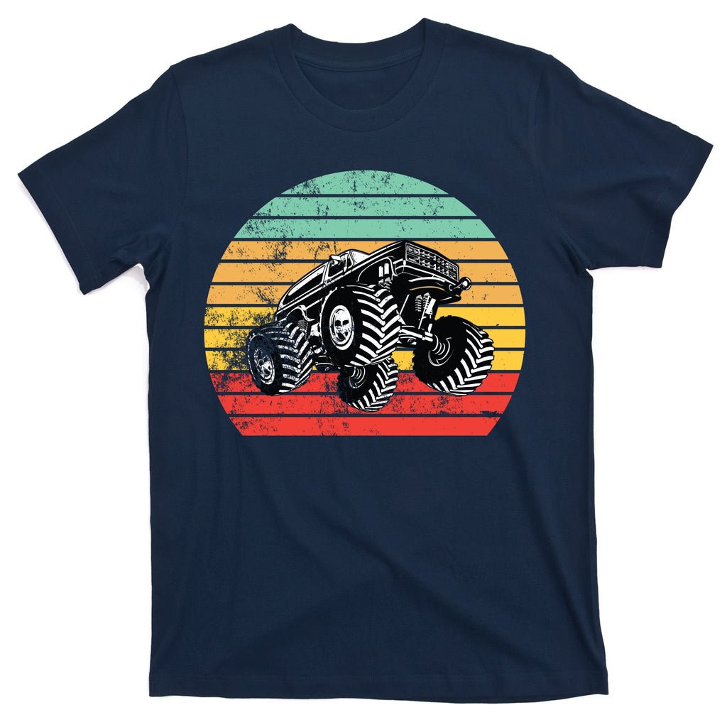 Retro Monster Truck Emblem T-Shirt