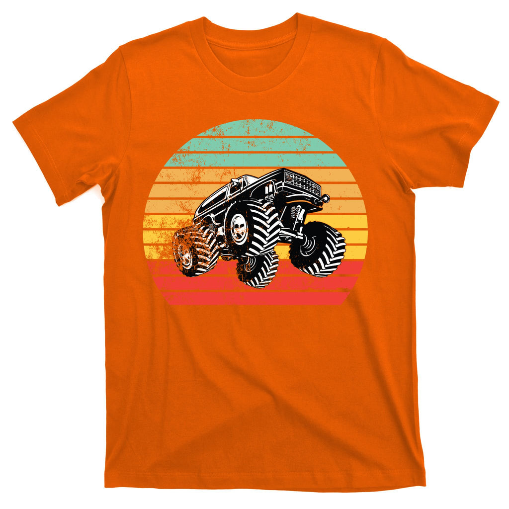 Retro Monster Truck Emblem T-Shirt