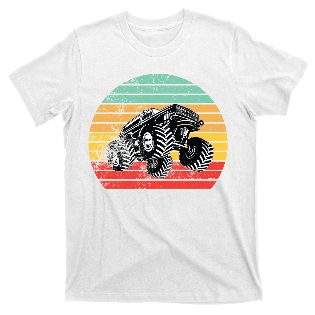 Retro Monster Truck Emblem T-Shirt