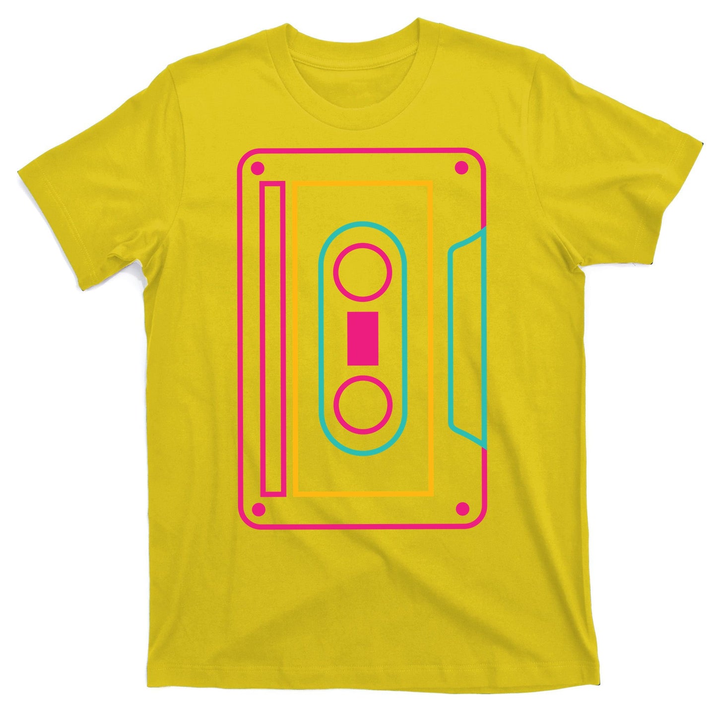 Retro Neon Cassette Tape T-Shirt