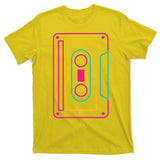 Retro Neon Cassette Tape T-Shirt