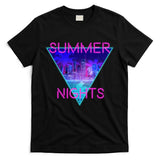 Retro Neon City Summer Nights T-Shirt