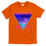 Retro Neon City Summer Nights T-Shirt