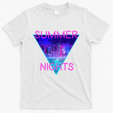Retro Neon City Summer Nights T-Shirt