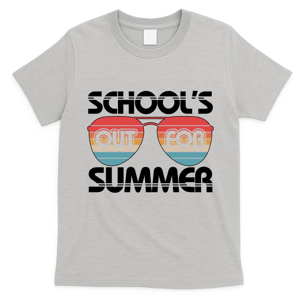 Retro School's Out For Summer Aviator Sunglasses T-Shirt