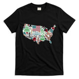 Retro USA State Map of America T-Shirt