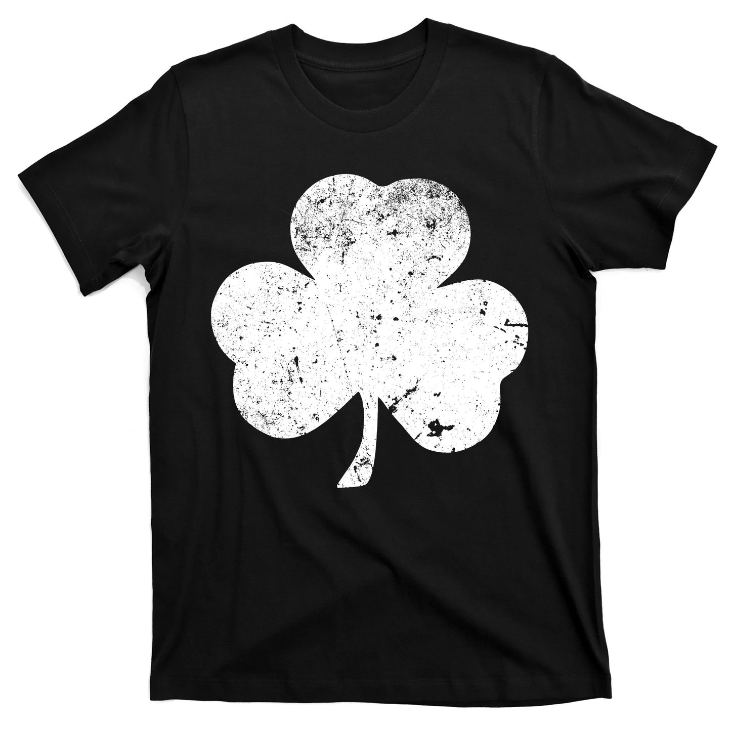 Retro Vintage Irish Distressed Shamrock St. Patrick's Day T-Shirt