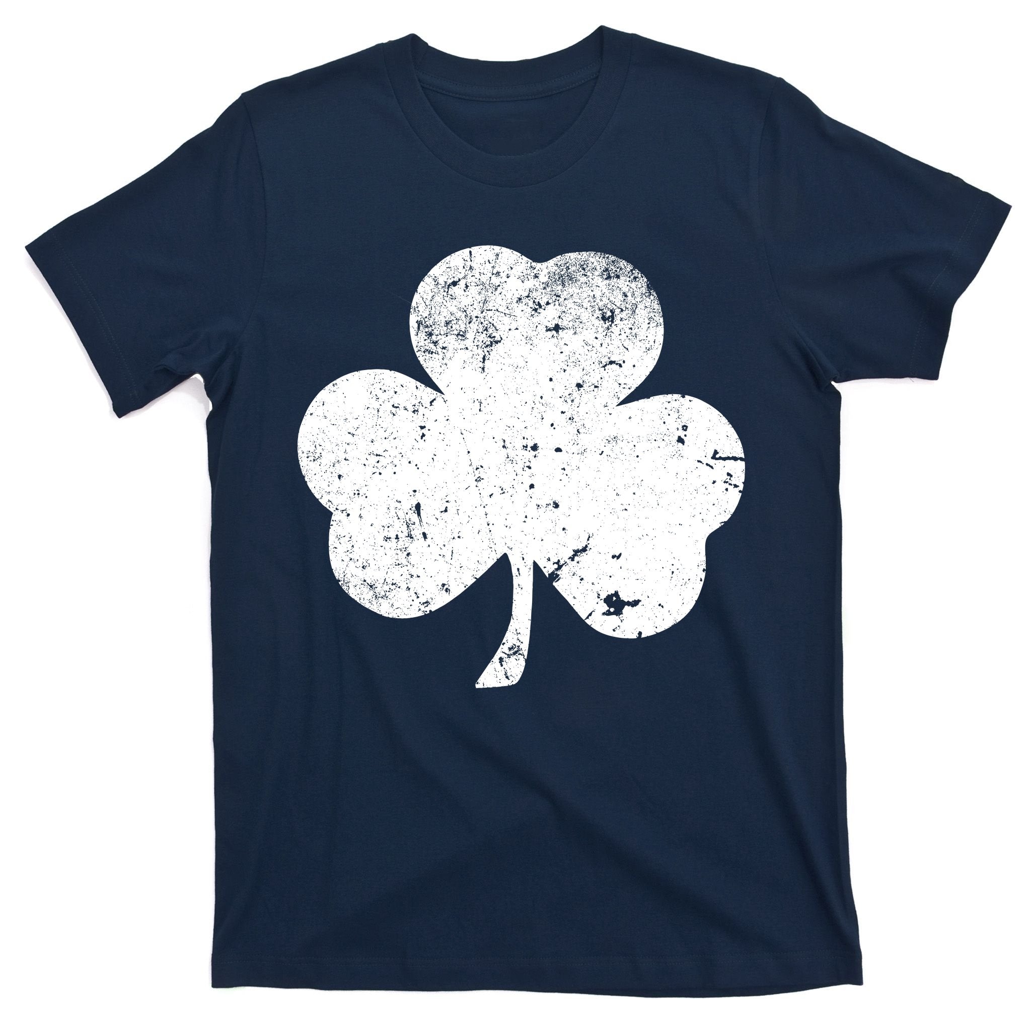 Retro Vintage Irish Distressed Shamrock St. Patrick's Day T-Shirt