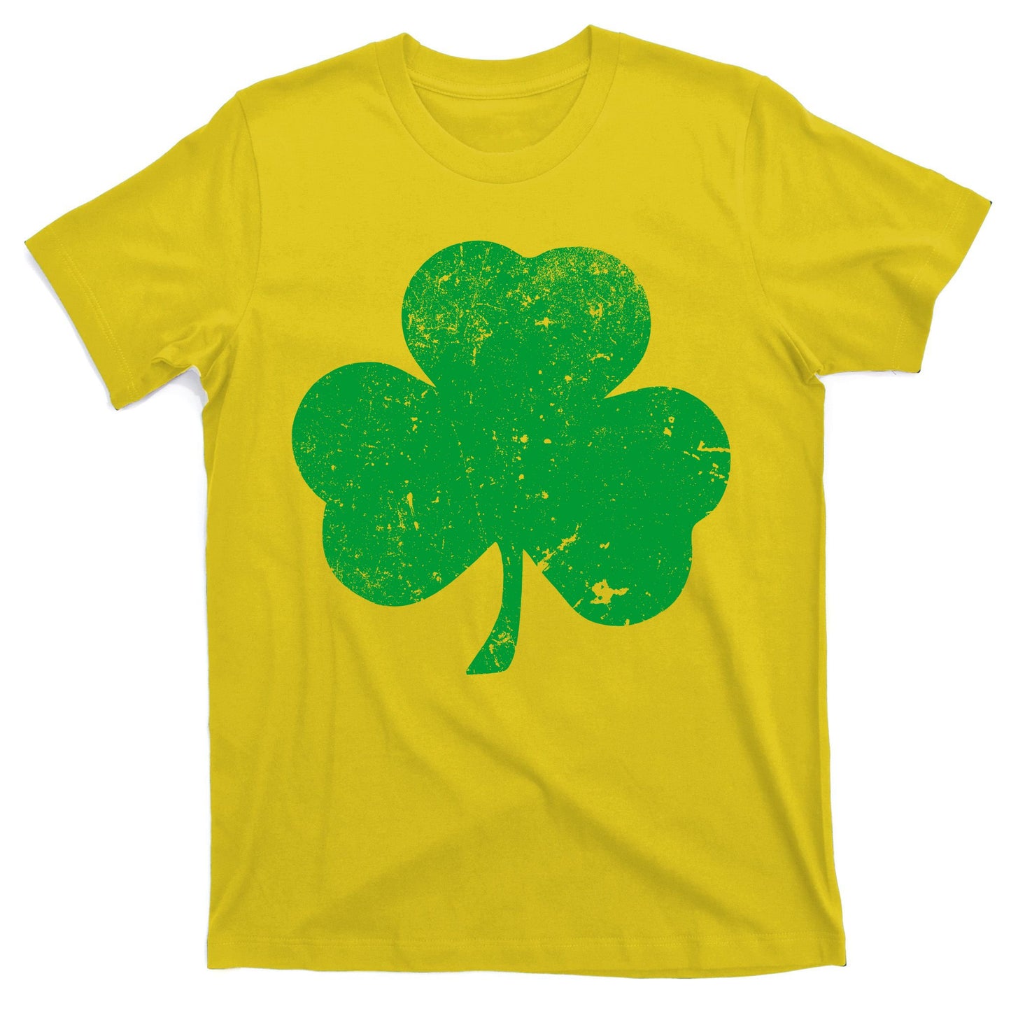 Retro Vintage Irish Distressed Shamrock St. Patrick's Day T-Shirt