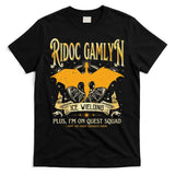 Ridoc Gamlyn Book Lover Dragon Merch Quest Squad T-Shirt