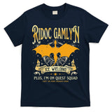 Ridoc Gamlyn Book Lover Dragon Merch Quest Squad T-Shirt