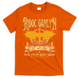 Ridoc Gamlyn Book Lover Dragon Merch Quest Squad T-Shirt