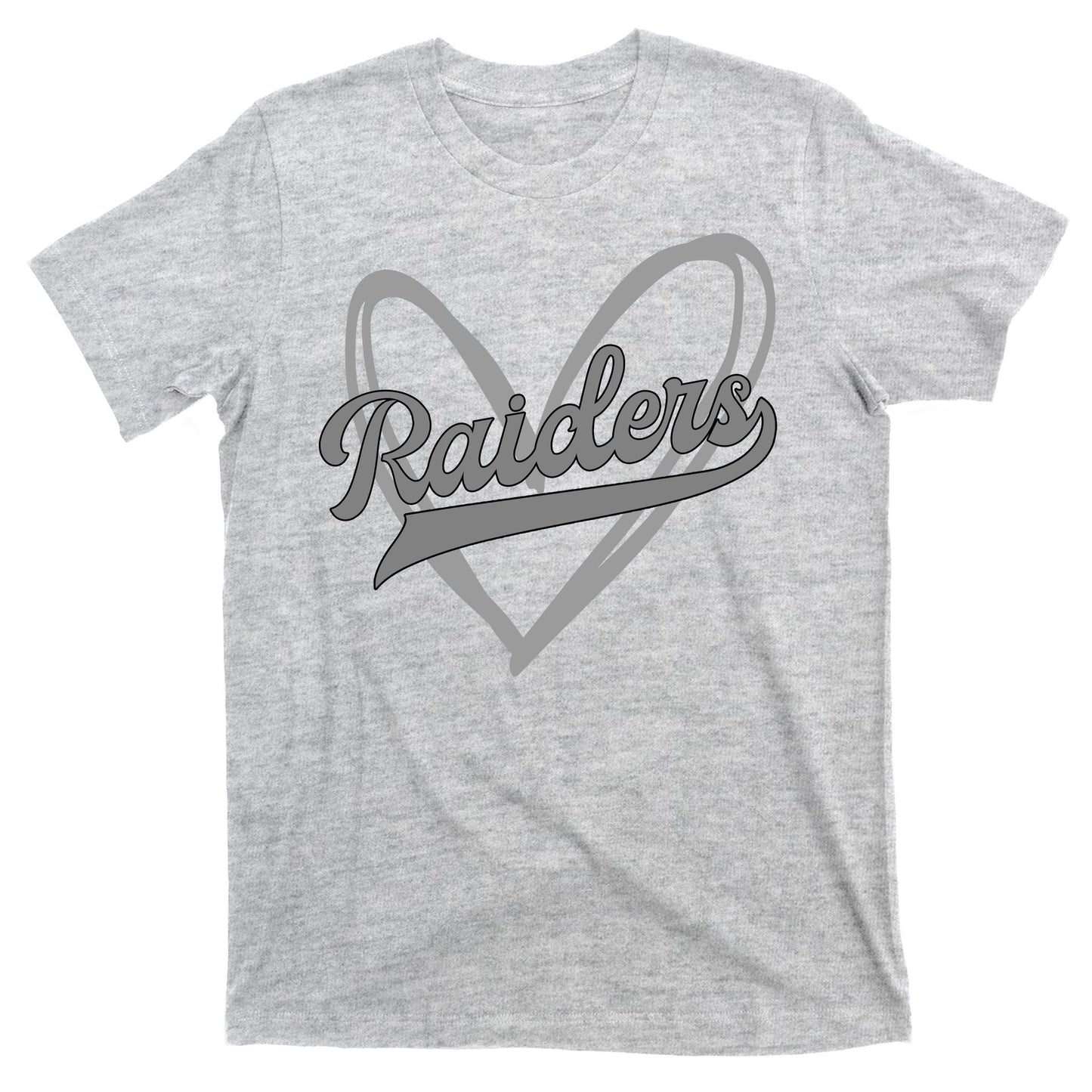Raiders Heart Football Lover T-Shirt