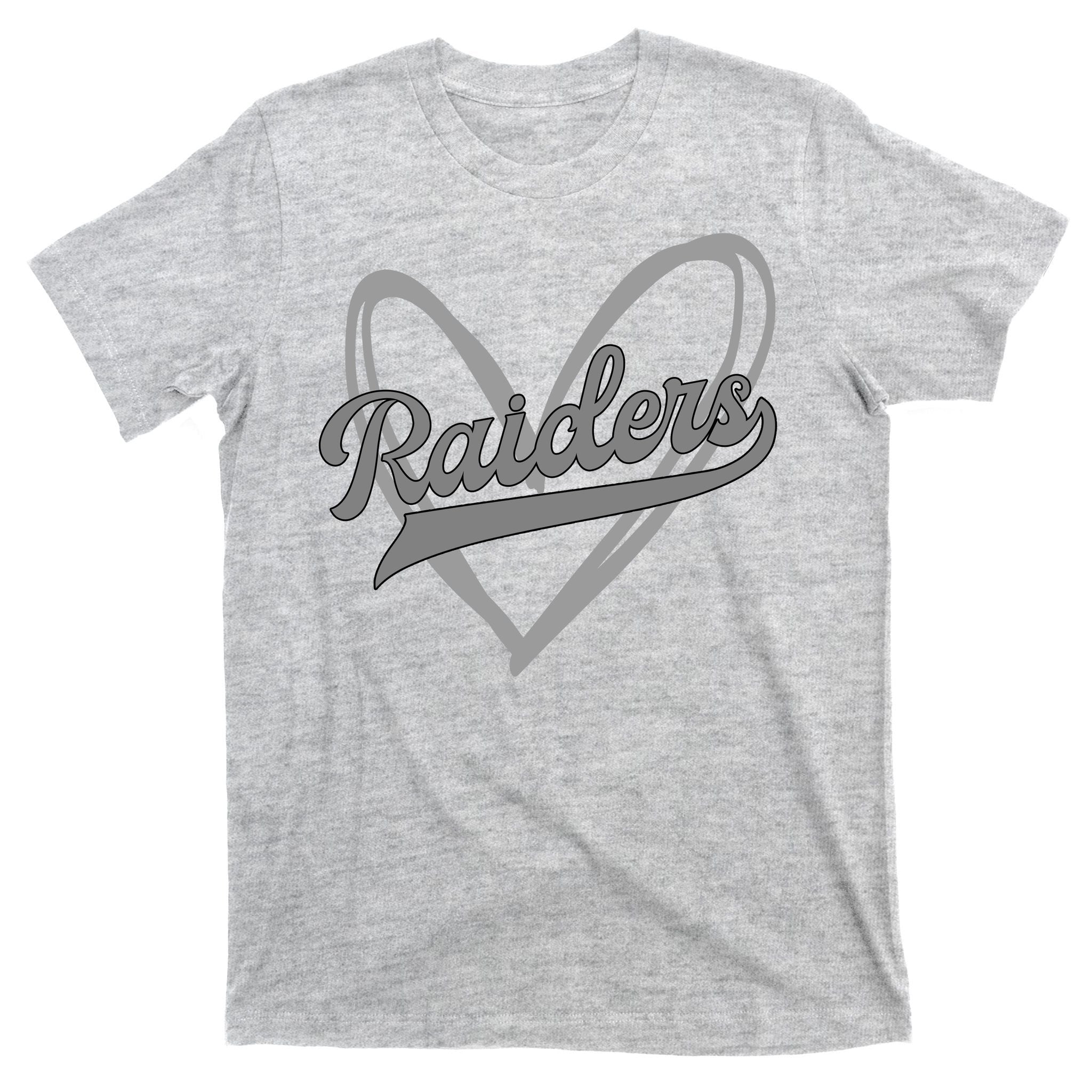 Raiders Heart Football Lover T-Shirt
