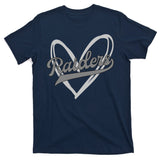 Raiders Heart Football Lover T-Shirt