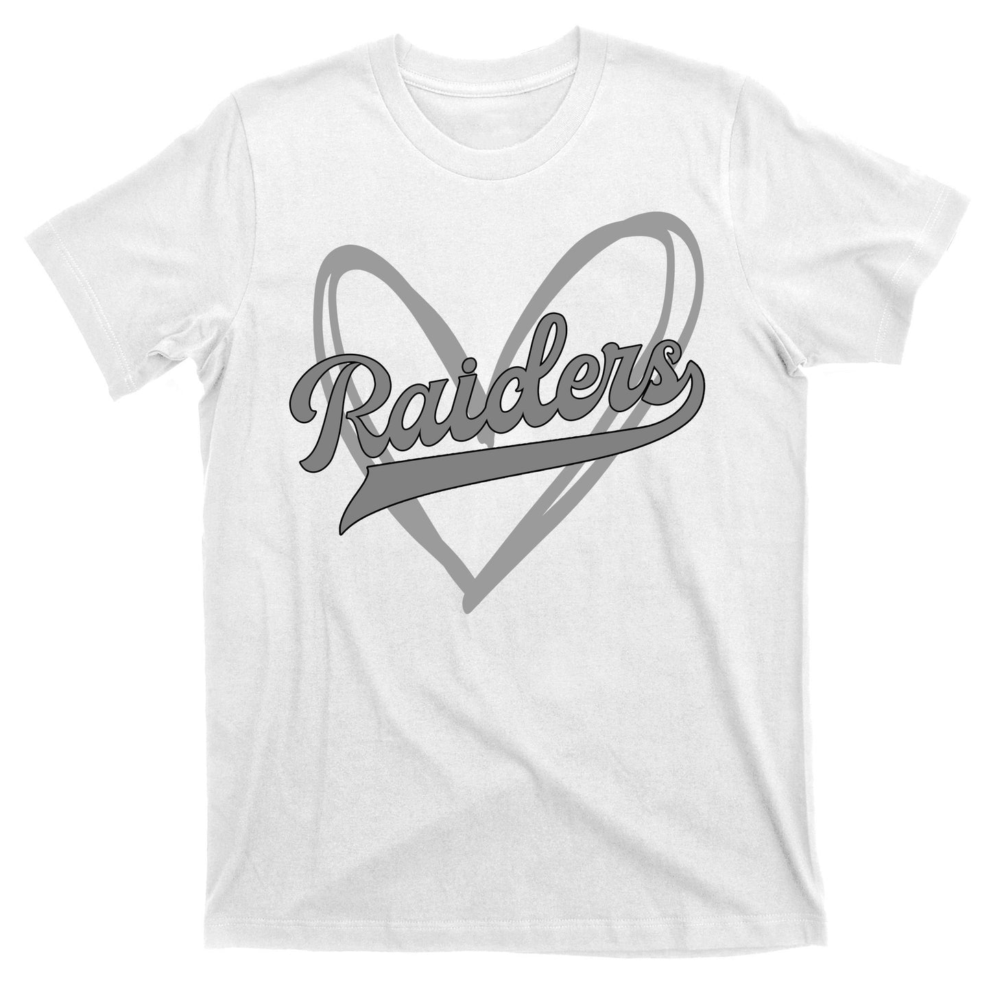 Raiders Heart Football Lover T-Shirt
