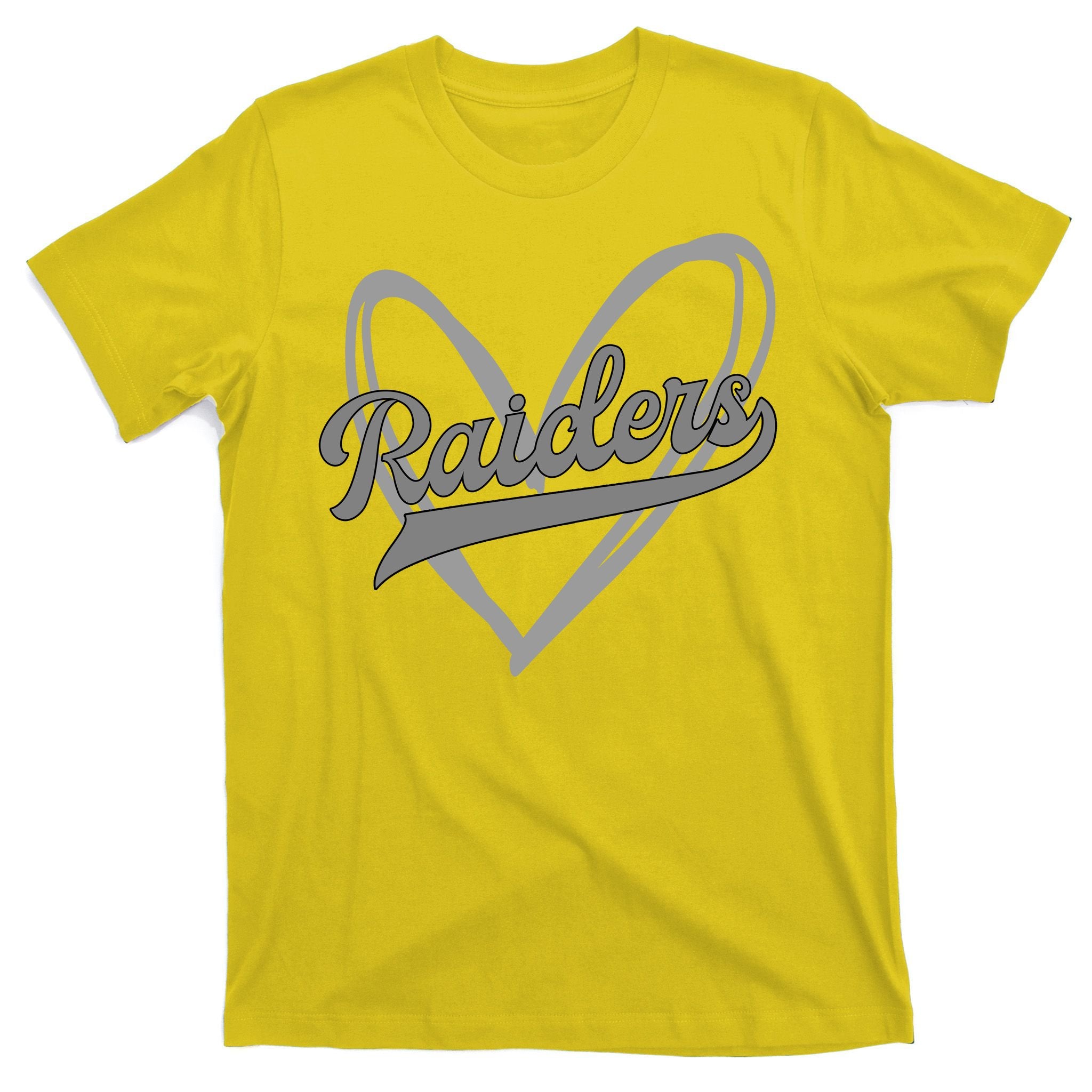 Raiders Heart Football Lover T-Shirt