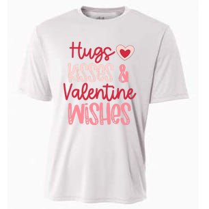 Romantic Hugs Kisses And Valentine Wishes Love Apparel Cooling Performance Crew T-Shirt