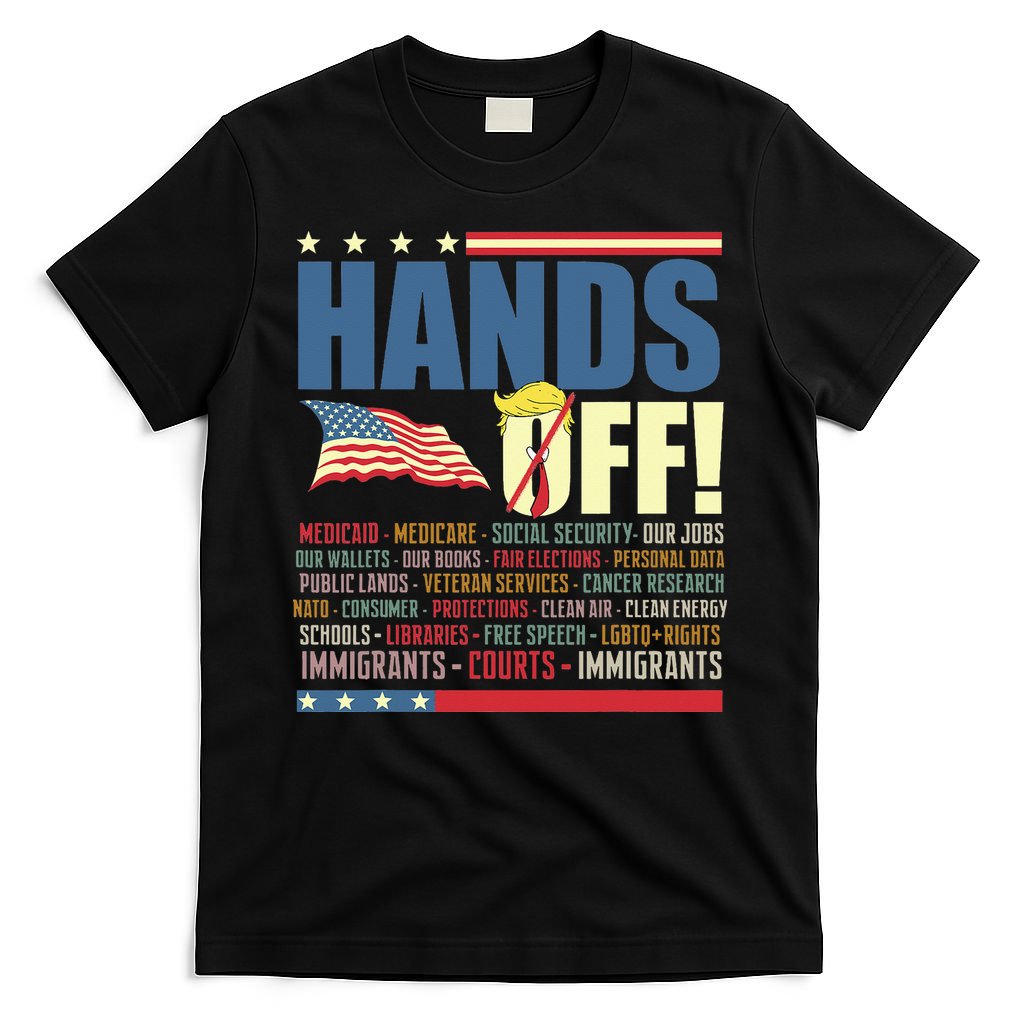 Resist Hands Off Protest Anti Trump  T-Shirt