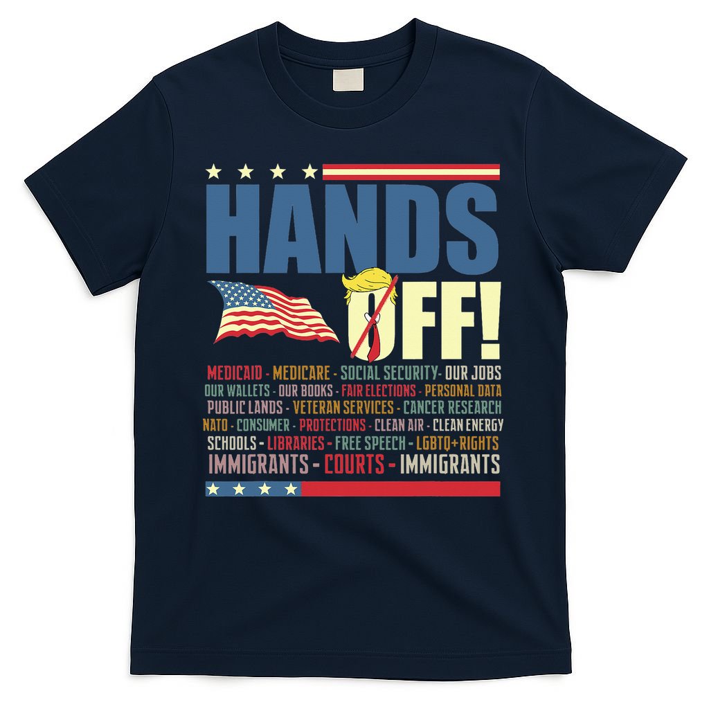 Resist Hands Off Protest Anti Trump  T-Shirt