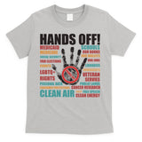 Resist Hands Off Protest Anti Trump T-Shirt